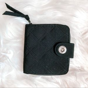 Vera Bradley Black Quilted Wallet